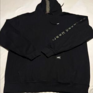 Men's Rugged Wear Black Hoodie